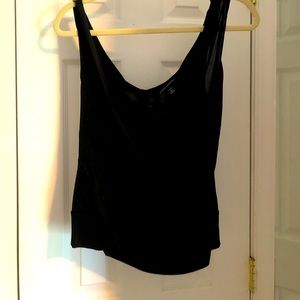 Silky low plunge top, Banana Republic